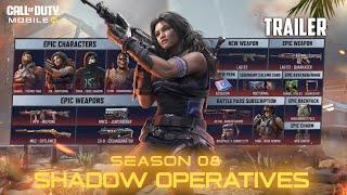 Season 8 (2024) Battle Pass Trailer - All BP Rewards Characters & Guns - COD Mobile