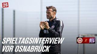 SPIELTAGSINTERVIEW vor SV Wehen Wiesbaden vs. VfL Osnabrück | 3. Liga | 8. Spieltag