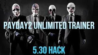 Payday2 Unlimited Trainer 5.30 Hack (Unlimited Money Xp AND MORE FREE)