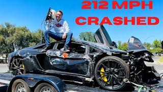 CRASHED Lamborghini at 212 MPH!! - Time to Rebuild It (VIDEO #108)