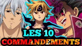 [TOP 10] COMMANDEMENTS de SEVEN DEADLY SINS du plus faible au plus fort !