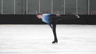 Louis Mallane | Novice Men Free Skate | 2025 Midwestern Sectional Singles Final