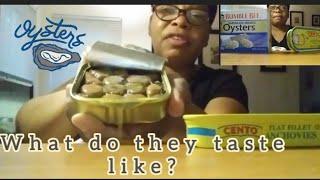 review/challenge canned oysters & anchovies inspired by @Annab3ll3TV