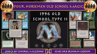 1996 Type II Old School Magic | Control Millstone vs Erhnam Geddon #oldschoolmtg #oldschoolmagic