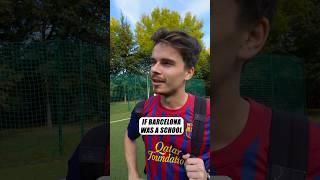 Barcelona as a Shool️ #barcelona #messi #yamal #ronaldinho #laliga #shorts #football #viral