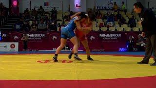 BRONZE FW - 63 kg: Amanda Elise HENDEY (USA) df. Jesica BENDESU (PER) by TF, 11-0