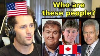 American Reacts to the Most Iconic Canadians