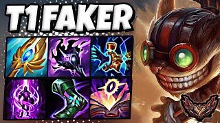 T1 Faker Ziggs vs Azir [ MID ] Patch 14.17 Korea Grandmaster 