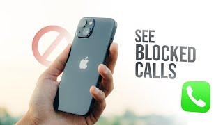 How to See Blocked Calls on iPhone (tutorial)