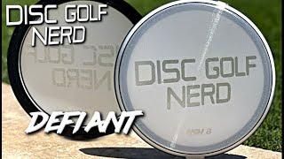 Disc Golf Nerd Defiant 3D Printed Signature Disc