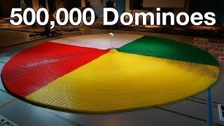 500,000 Dominoes - The Year in Domino - 3 Guinness World Records