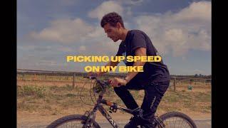 Oscar Anton - picking up speed on my bike