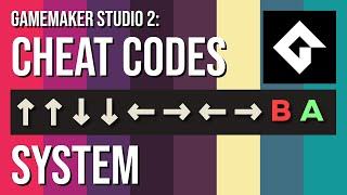 Cheat Code tutorial Ver1.1 for GameMaker Studio 2  (now with BIGGER code) [GMLearning]