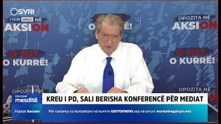 Kryetari i Partisë Demokratike, Sali Berisha konferencë për mediat (17.10.2024)