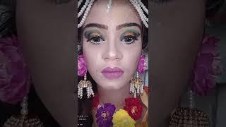 Village Bridal Makeup Tutorial wedding dress #short