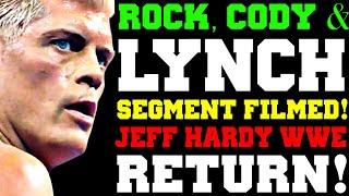 WWE News! The Rock Cody Rhodes & Becky Lynch Segment FILMED! WWE Star Missing! Jeff Hardy WWE Return