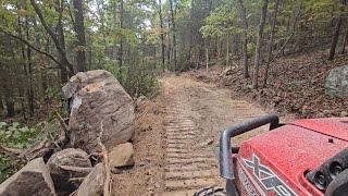 Cutting a New Road Up Ozarks Mountain in RECORD TIME