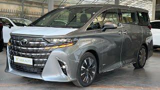 New Toyota Alphard Executive Lounge (2025) - Comfortable Minivan Hybrid 4WD | Titanium Color