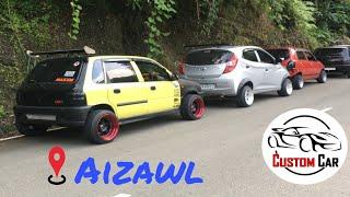 Maruti Suzuki Modified Aizawl, Custom Car Meet at Sihhmui