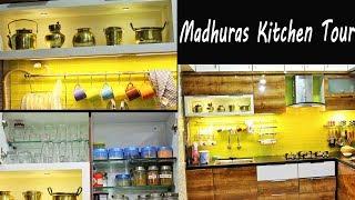 किचन टूर  | Madhuras Kitchen Organization Ideas- Countertop Organization | Kitchen Storage Ideas