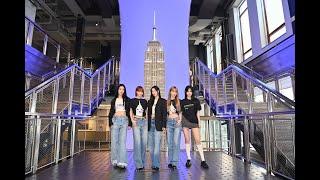 LE SSERAFIM Celebrates The Release Of "CRAZY" At The Empire State Building