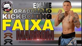 TROCA DE FAIXA MARROM Como ser melhor com EXAME de graduação KICKBOXING em 15 minutos. [#FT70]