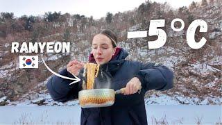 The science of making perfect Ramyeon!  | Eating by a Frozen River ️