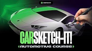 Welcome to CARSKETCHIT | The Automotive Design Course.