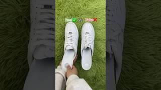 Real Vs Fake White Air Force 1 #sneakerhead #sneakers #viral