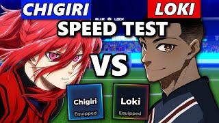 Loki VS Chigiri! Who Is Faster? (Shocking Results) | Blue Lock Rivals