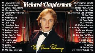 RICHARD CLAYDERMAN - Best Piano Relaxing 2024  Top 20 Richard Clayderman Greatest Hits