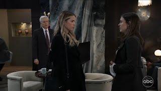 Willow Disses Sasha That Her Life Is None Of Her Business on General Hospital (Feb. 10, 2025)