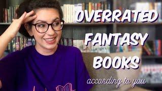 OVERRATED FANTASY BOOKS