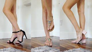 SANDALS & HEELS COLLECTION TRY ON VIDEO! SPRING & SUMMER SHOES COLLECTION! |SIMPLE INNA|