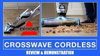 Bissell Crosswave Cordless Wet & Dry Multi-surface Cleaner Demonstration & Review