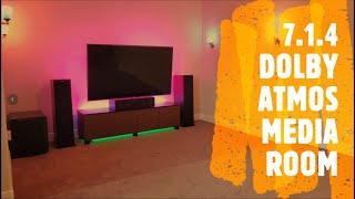 7.1.4 Dolby Atmos Media Room Install - Klipsch, SVS, Marantz