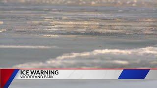 Woodland Park Parks and Recreation warns of unsafe ice at Memorial Park Pond