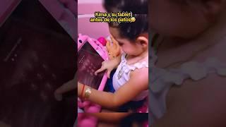 KIMA Y SU TABLET ANTES DE LOS PATOS  | #jukilop #shorts #viral