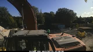 Time lapse of Basement construction with Pool