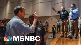 Watch: Beto O'Rourke Confronts Texas Governor At Shooting News Conference