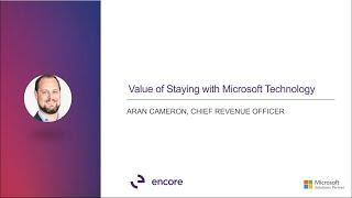 Value of Staying with Microsoft Technology