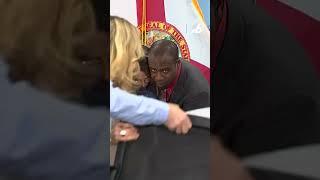 Florida state senator faints during DeSantis presser
