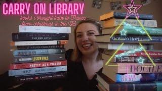 Book Haul: everything I brought back to France in my carry on bags from the US this Christmas!