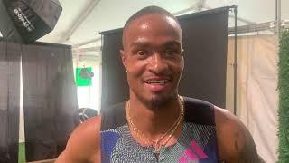 Quincy Hall recaps his season following performance at the Diamond League Final