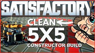 CLEAN 5x5 Constructor Build [Satisfactory Game]