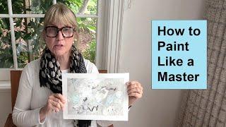 How to Paint Abstracts Like a Master, Learning from Cy Twombly / Art with Adele