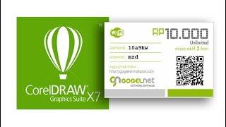 Design voucher hotspot mikrotik using CorelDraw & HTML/CSS code - GogeLNet