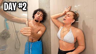 LAST TO LEAVE THE SHOWER WINS!! *CHALLENGE*