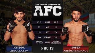 Zafar Abdurrahmanov  vs. Heyder Abdullaev  Full Fight  ASED - 13