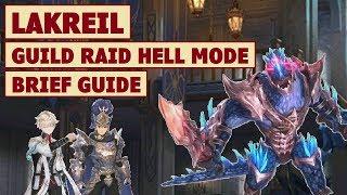 King's Raid - Guild Raid Lakreil Hell Mode Showcase + Brief Guide